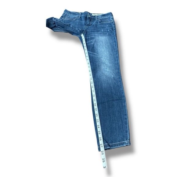 Pilcro and the Letterpress Stet Fit Blue Skinny Cropped Jeans Women’s Size 29 - Picture 7 of 14